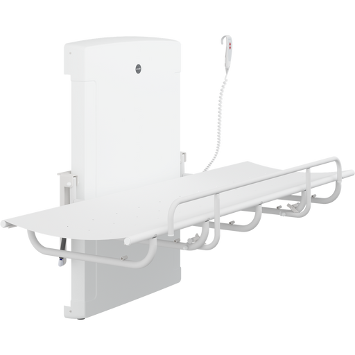 Pressalit SCT 1000 Shower Change Table, Wall-Mounted, 600 × 1800mm, White (R8583118000)