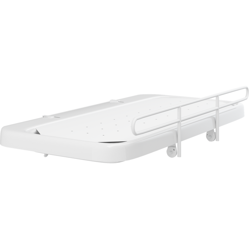 Pressalit SCT 2000 Shower Change Table, Fixed Height, 1800mm, Coated Canvas, White (R8425418000)