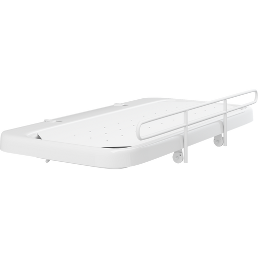 Pressalit SCT 2000 Shower Change Table, Fixed Height, 1800mm, Coated Canvas, White (R8425418000)