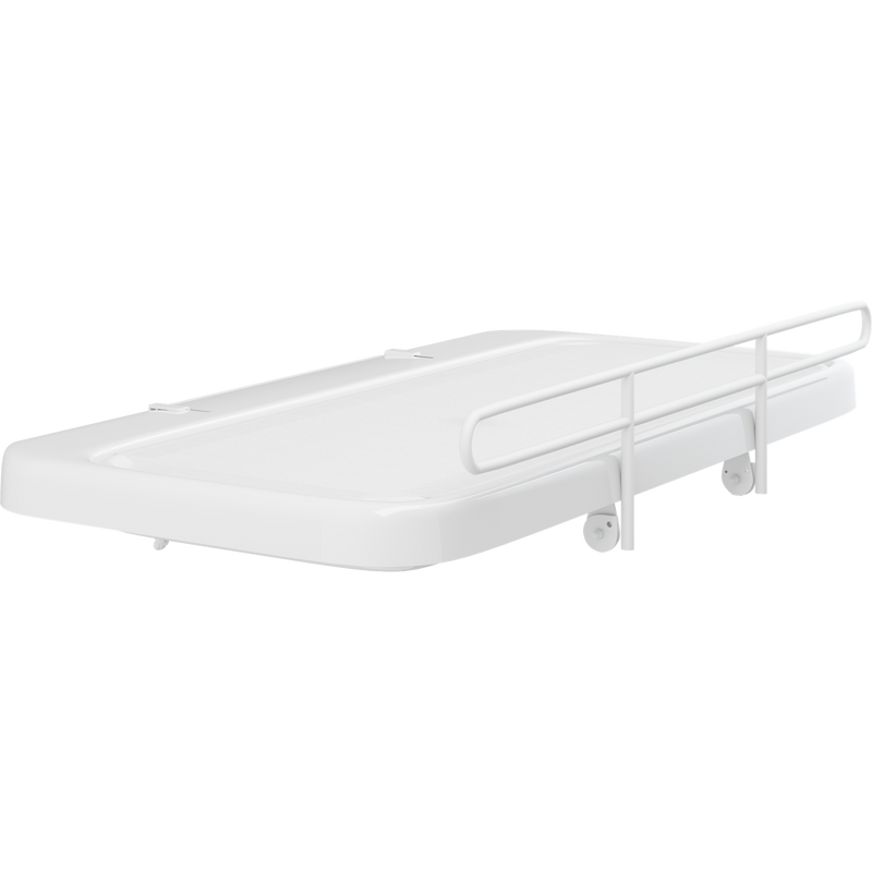 Pressalit SCT 2000 Shower Change Table, Fixed Height, 1800mm, Mesh Cover, White (R8425218000)