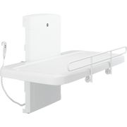 Pressalit SCT 2000 Shower Change Table, Electrically Height-Adjustable, 550 × 1650mm, Mesh Cover, White (R8581218000)
