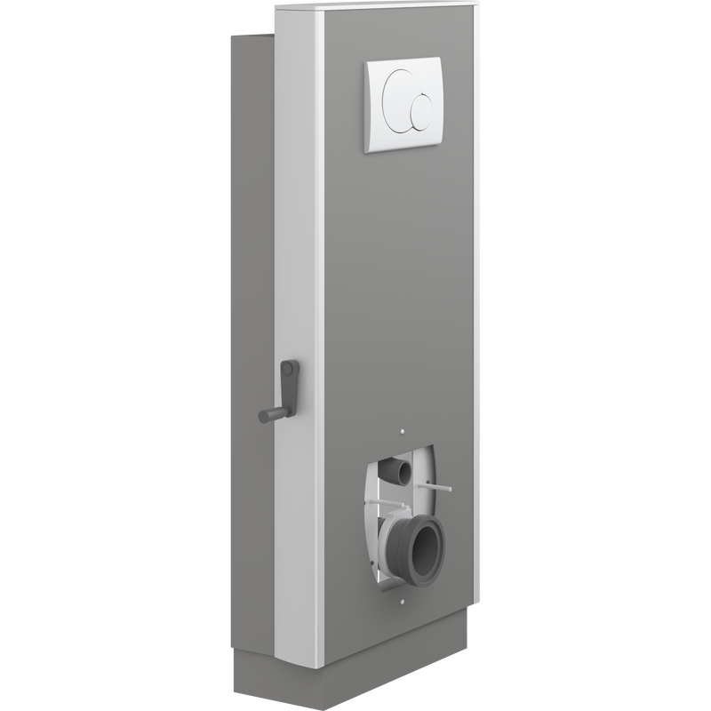 Pressalit Select TL1 Toilet Lifter, Floor Outlet, Manual, Anthracite (R8012112)