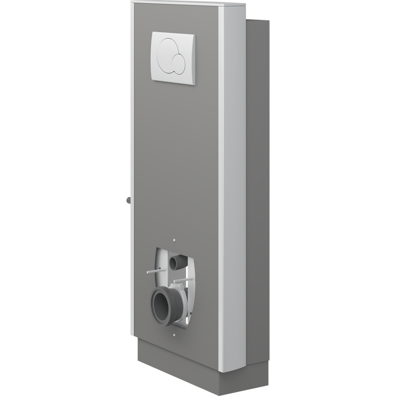 Pressalit Select TL1 Toilet Lifter, Floor Outlet, Manual, Anthracite (R8012112)