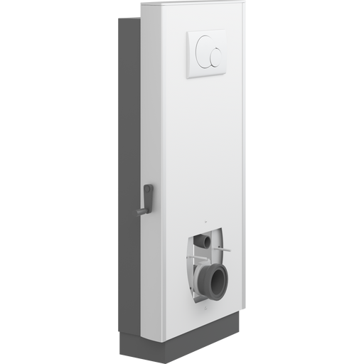 Pressalit Select TL1 Toilet Lifter, Floor Outlet, Manual, White (R8012000)