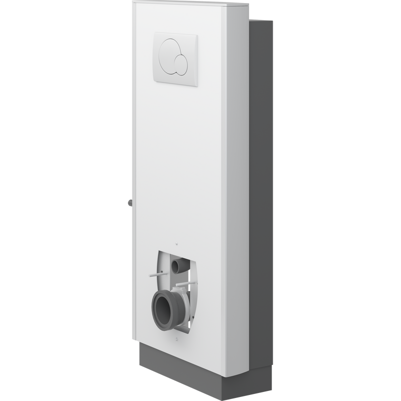 Pressalit Select TL1 Toilet Lifter, Floor Outlet, Manual, White (R8012000)