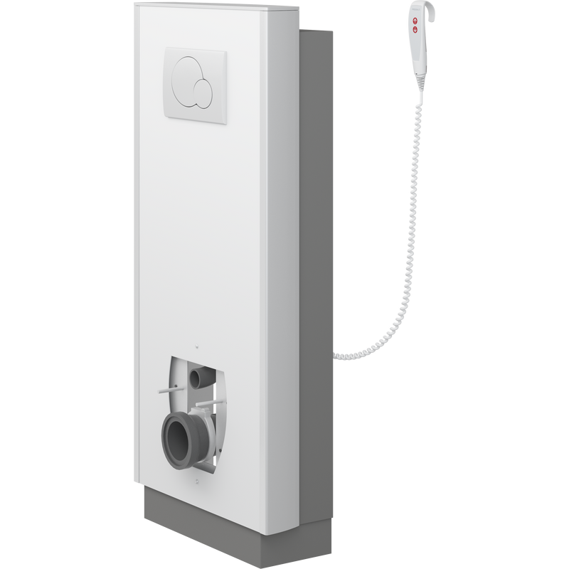 Pressalit Select TL1 Toilet Lifter, Wall Outlet, Electric, White (R8222000)