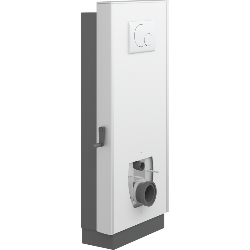 Pressalit Select TL1 Toilet Lifter, Wall Outlet, Manual, White (R8022000)
