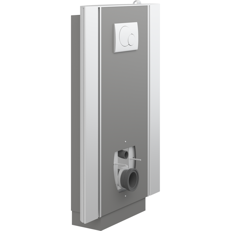 Pressalit Select TL2 Toilet Lifter with Side Profiles, Floor Outlet, Electric, Anthracite (R8312112)