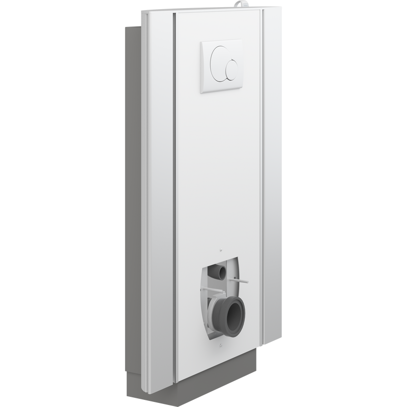 Pressalit Select TL2 Toilet Lifter with Side Profiles, Floor Outlet, Electric, White (R8312000)