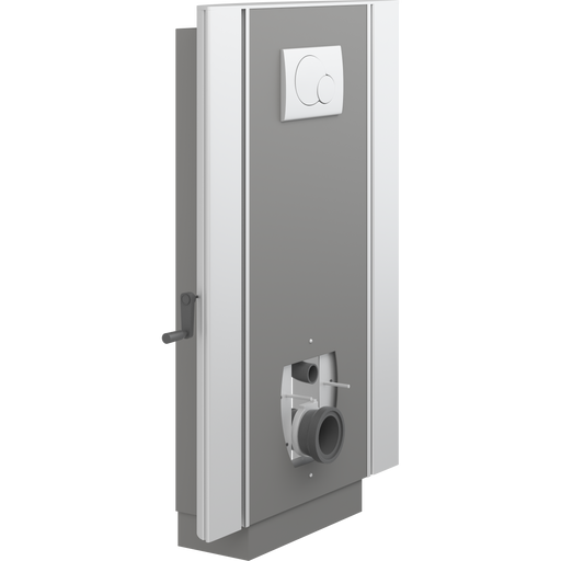 Pressalit Select TL2 Toilet Lifter with Side Profiles, Floor Outlet, Manual, Anthracite (R8112112)