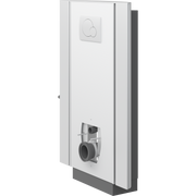 Pressalit Select TL2 Toilet Lifter with Side Profiles, Floor Outlet, Manual, White (R8112000)