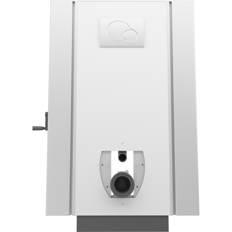 Pressalit Select TL2 Toilet Lifter with Side Profiles, Floor Outlet, Manual, White (R8112000)