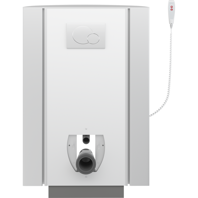 Pressalit Select TL2 Toilet Lifter with Side Profiles, Wall Outlet, Electric, White (R8322000)