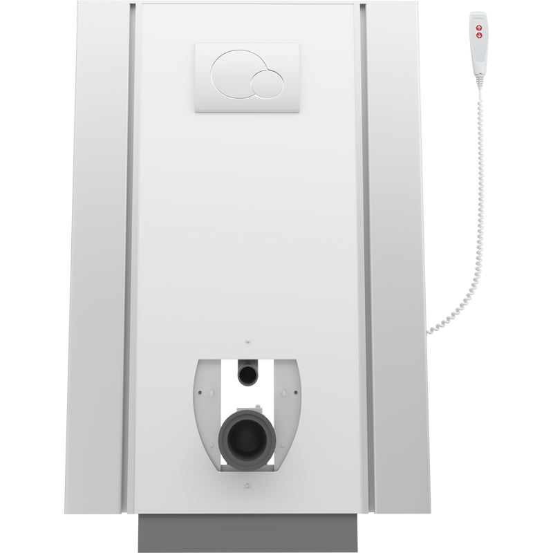 Pressalit Select TL2 Toilet Lifter with Side Profiles, Wall Outlet, Electric, White (R8322000)