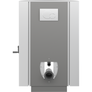 Pressalit Select TL2 Toilet Lifter with Side Profiles, Wall Outlet, Manual, Anthracite (R8122112)