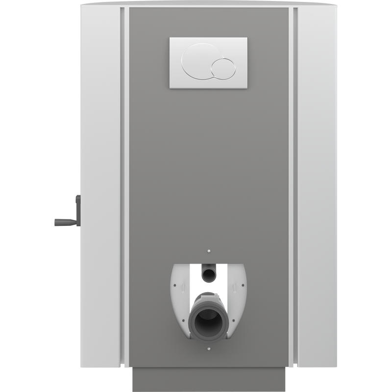 Pressalit Select TL2 Toilet Lifter with Side Profiles, Wall Outlet, Manual, Anthracite (R8122112)