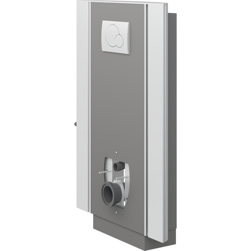 Pressalit Select TL2 Toilet Lifter with Side Profiles, Wall Outlet, Manual, Anthracite (R8122112)