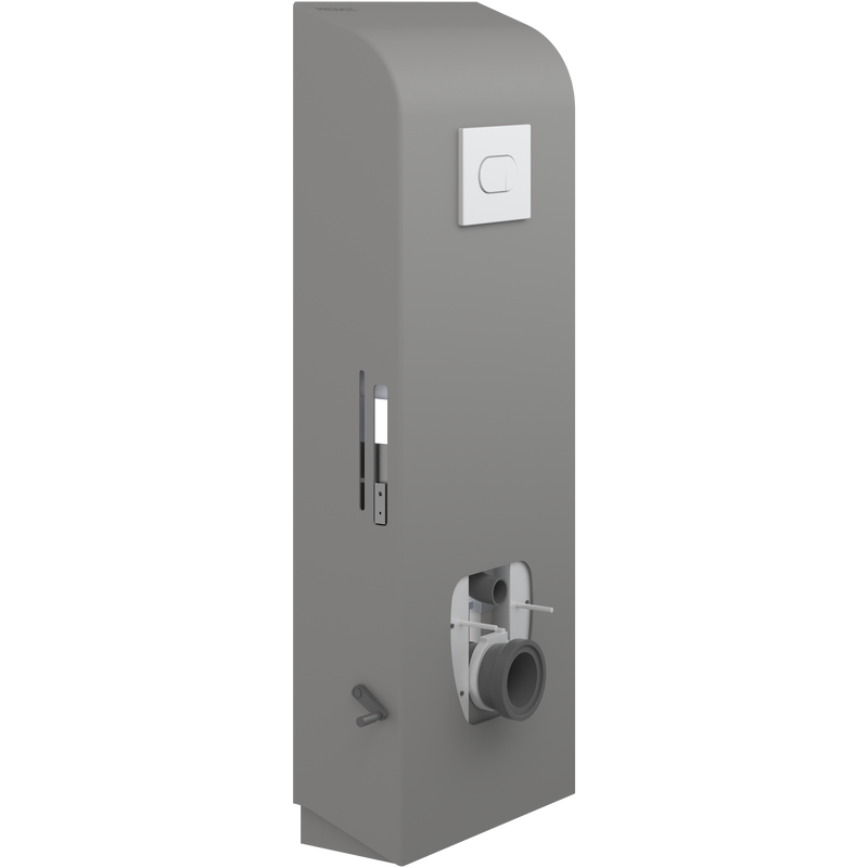 Pressalit Select TL3 Toilet Lifter, Floor Outlet, Manual, Anthracite (R9013112)