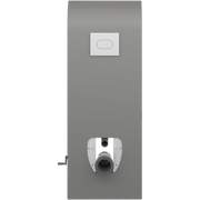 Pressalit Select TL3 Toilet Lifter, Floor Outlet, Manual, Anthracite (R9013112)