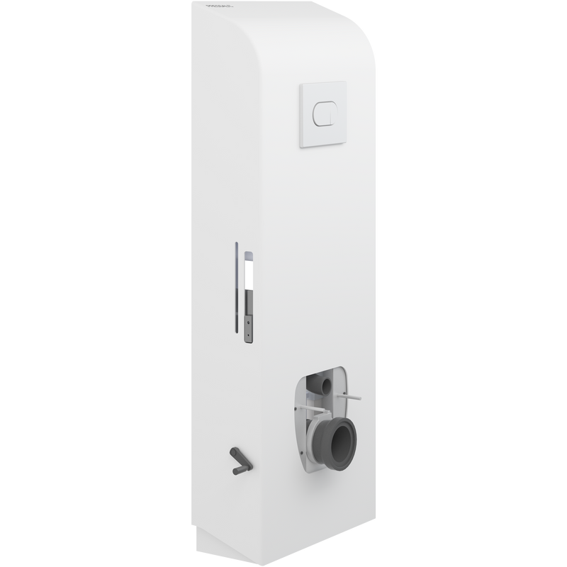 Pressalit Select TL3 Toilet Lifter, Floor Outlet, Manual, White (R9013000)