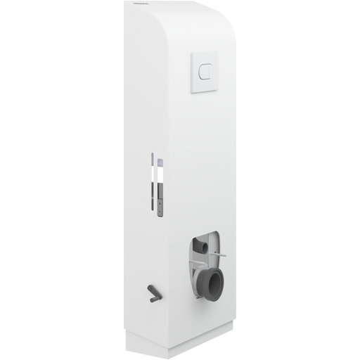 Pressalit Select TL3 Toilet Lifter, Wall Outlet, Manual, White (R9023000)