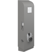 Pressalit Select TL4 Toilet Lifter, Floor Outlet, Manual, Anthracite (R9014112)