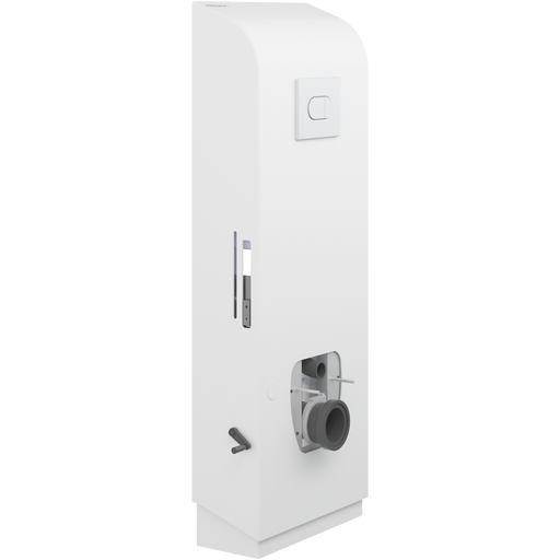 Pressalit Select TL4 Toilet Lifter, Floor Outlet, Manual, White (R9014000)