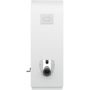 Pressalit Select TL4 Toilet Lifter, Floor Outlet, Manual, White (R9014000)