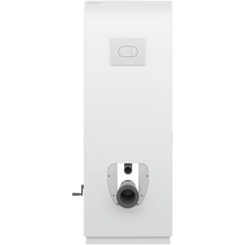 Pressalit Select TL4 Toilet Lifter, Floor Outlet, Manual, White (R9014000)