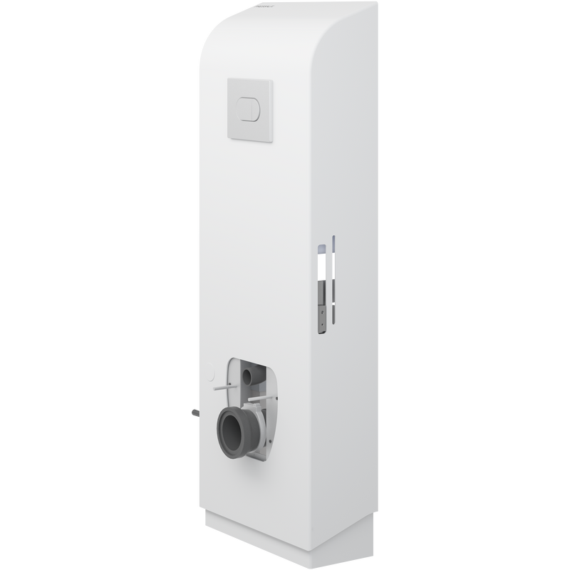 Pressalit Select TL4 Toilet Lifter, Floor Outlet, Manual, White (R9014000)