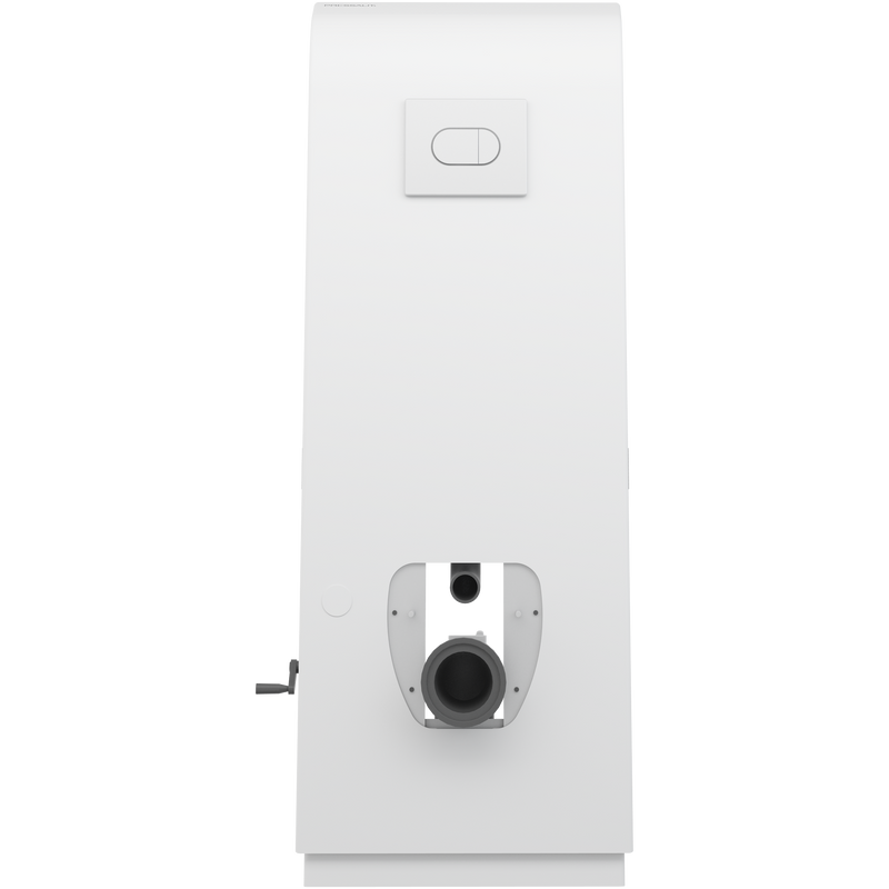 Pressalit Select TL4 Toilet Lifter, Floor Outlet, Manual, White (R9014000)