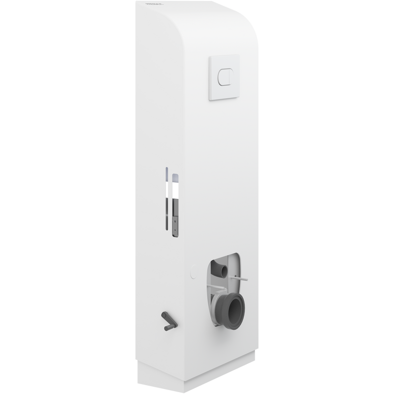 Pressalit Select TL4 Toilet Lifter, Wall Outlet, Manual, White (R9024000)