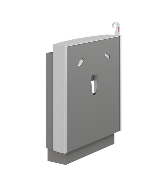 Pressalit Select Floor-Standing Wash Basin Lifter, Wired Hand Control with Safety Stop, Anthracite (R4953112)