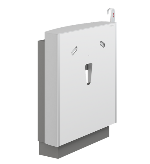 Pressalit Select Floor-Standing Wash Basin Lifter, Wired Hand Control, White (R4951000)