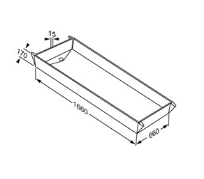 Pressalit Shower Mattress For MSCT 1 And MSCT 4 Pewter Grey (R844717302)