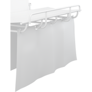 Pressalit Splash Curtain for SCT 1000 Shower Change Table, 1400mm, White (R8420000)