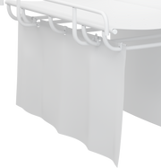 Pressalit Splash Curtain for SCT 1000 Shower Change Table, 1400mm, White (R8420000)
