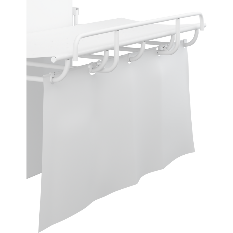 Pressalit Splash Curtain for SCT 1000 Shower Change Table, 1800mm, White (R8421000)