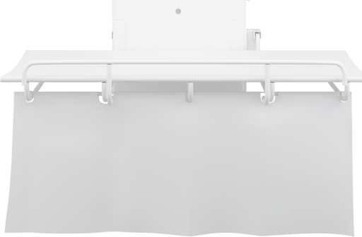 Pressalit Splash Curtain for SCT 1000 Shower Change Table, 1800mm, White (R8421000)