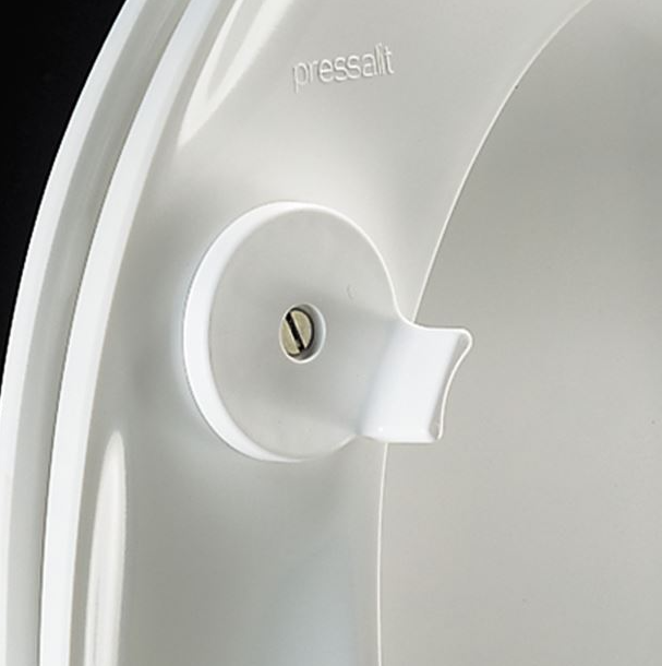 Pressalit Dania Toilet Seat Without Cover, Anthracite Grey, Institutional Hinge (R27112-D92999)