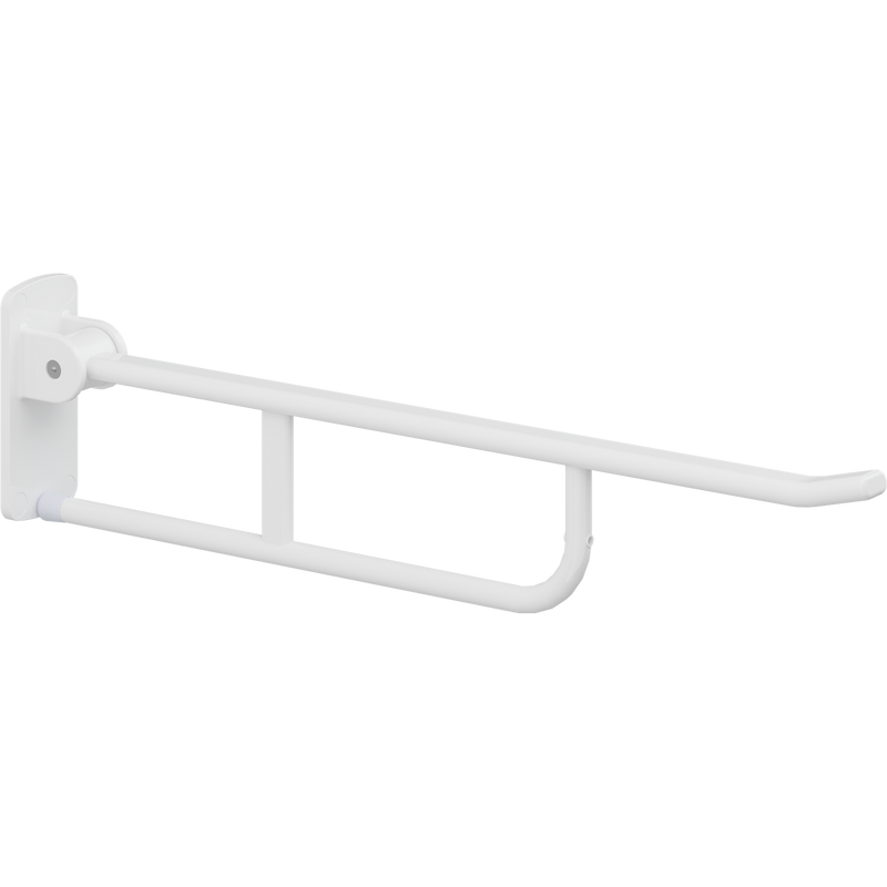 Pressalit Value II Support Arm, 850mm, Fixed Height, Wall-Mounted, White (R1109000)
