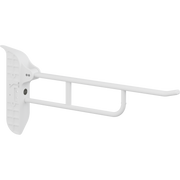 Pressalit Value II Support Arm with Mounting Profile, 850mm, Height-Adjustable, Right-Hand Operated, White (R1181000)