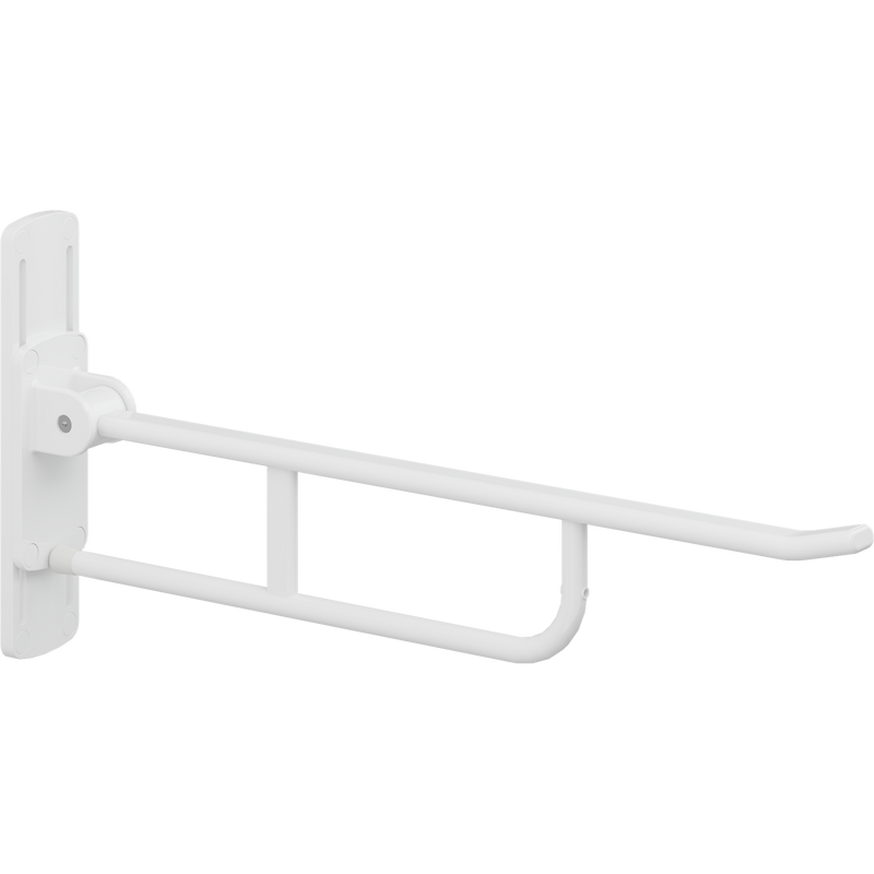 Pressalit Value II Support Arm, 850mm, Height-Adjustable, White (R1119000)