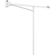 Pressalit Value Support Arm, 850mm, with 800mm Support Leg, Fixed Height, White (R1102000)