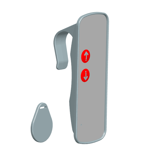 Pressalit R8493 wireless remote control handset for SCT 1000, 2000, 2100, 3000 and CT 4000 shower and changing tables