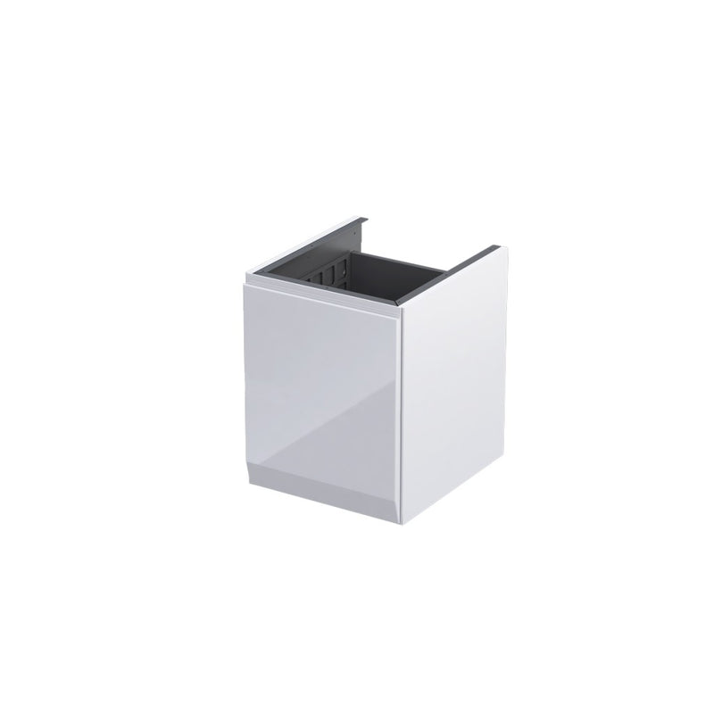 Rectory Wall Hung 1 Drawer Base Unit With Basket 400mm Gloss White