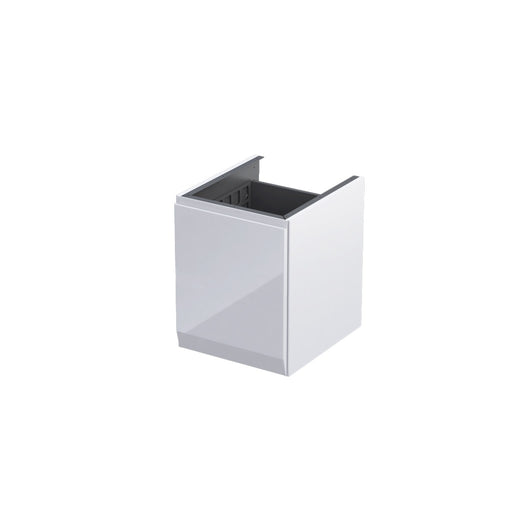 Rectory Wall Hung 1 Drawer Base Unit With Basket 400mm Gloss White