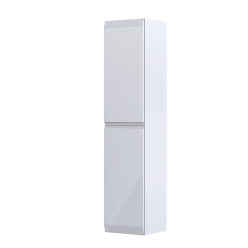 Rectory Wall Hung 2 Door Column Unit 350mm Gloss White