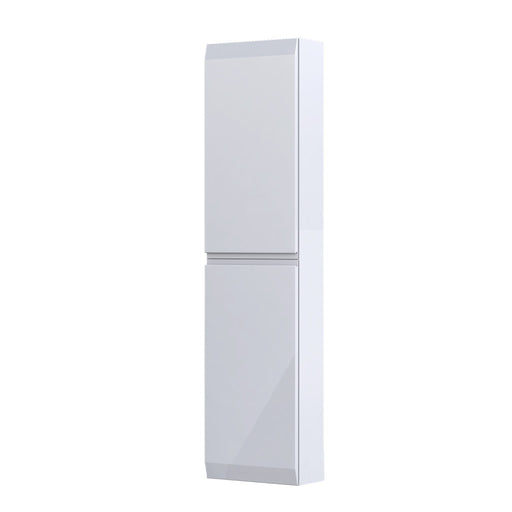 Rectory Wall Hung 2 Door Column Unit 400mm Gloss White