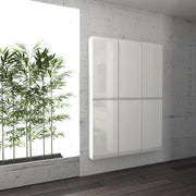 Rectory Wall Hung 2 Door Column Unit 400mm Gloss White - view 2